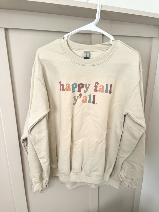 Happy Fall Y’all Crewneck